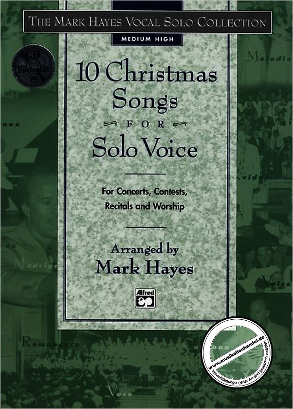 Titelbild für ALF 18918 - 10 CHRISTMAS SONGS 2 - MEDIUM H