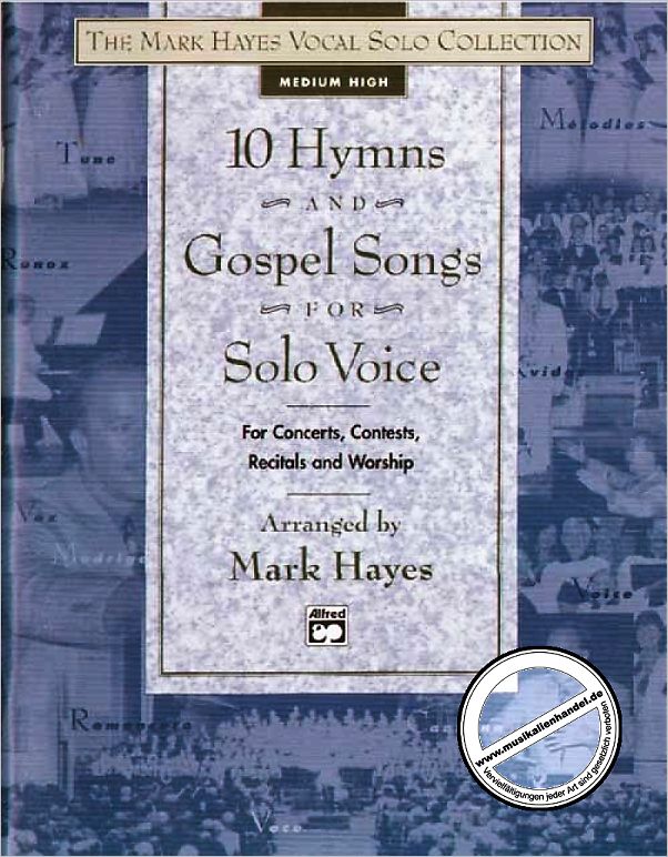 Titelbild für ALF 19098 - 10 HYMNS + GOSPEL SONGS - MEDIU