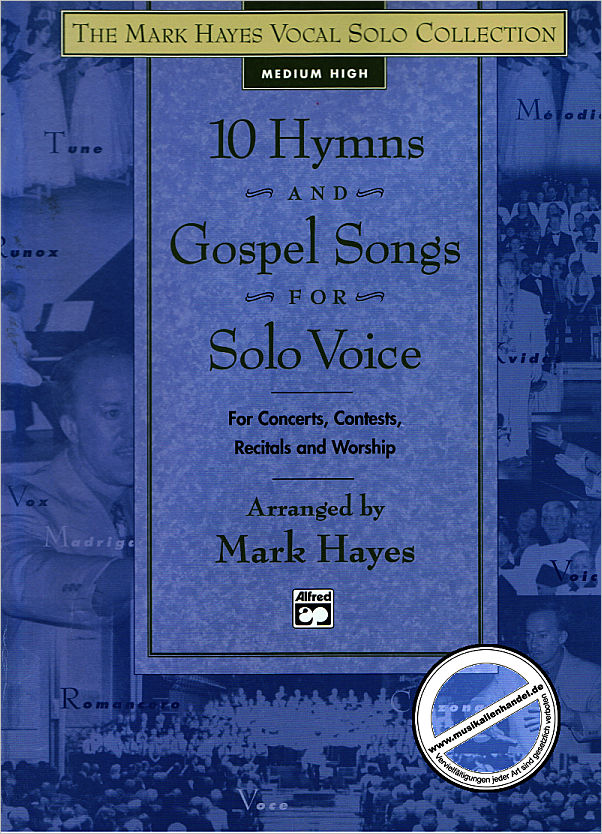 Titelbild für ALF 19103 - 10 HYMNS + GOSPEL SONGS - MEDIUM LOW