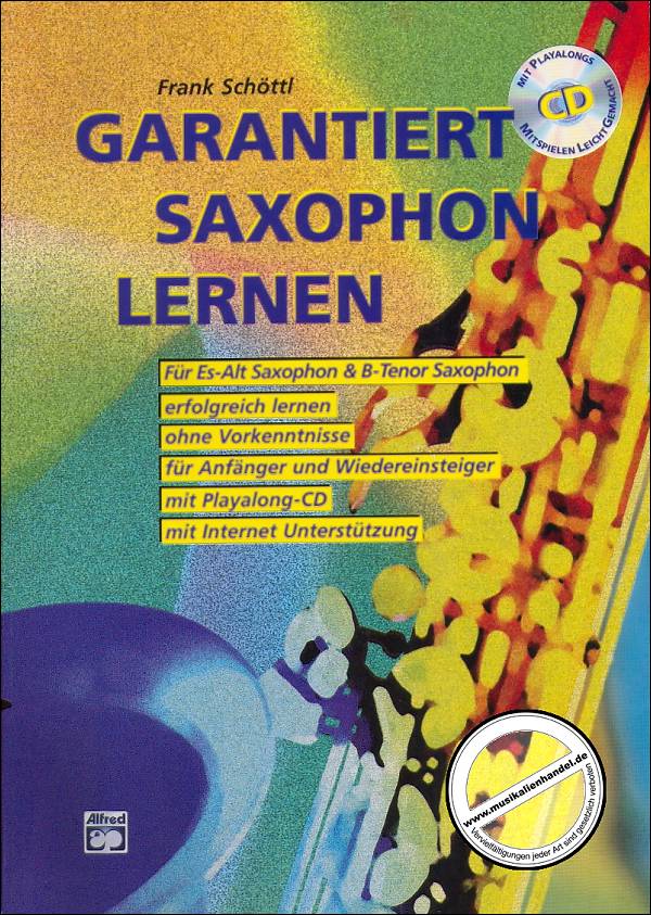 Titelbild für ALF 20107G - GARANTIERT SAXOPHON LERNEN