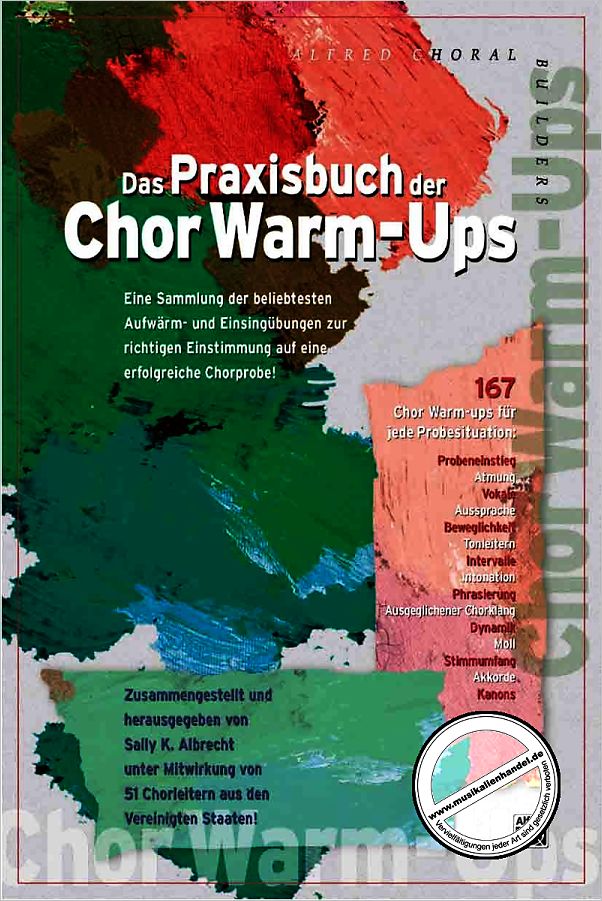 Titelbild für ALF 20116G - DAS PRAXISBUCH DER CHOR WARM UPS