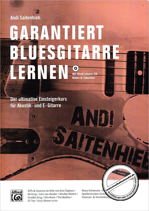Titelbild für ALF 20173G - GARANTIERT BLUESGITARRE LERNEN