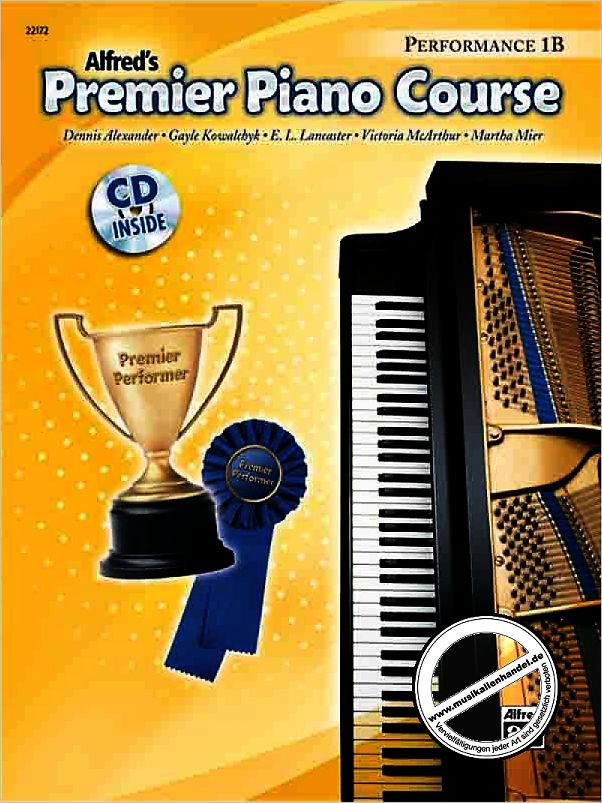 Titelbild für ALF 22172 - PREMIER PIANO COURSE 1B (PERFORMANCE)