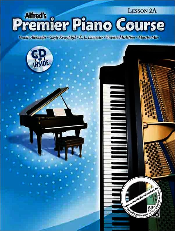 Titelbild für ALF 22173 - PREMIER PIANO COURSE 2A