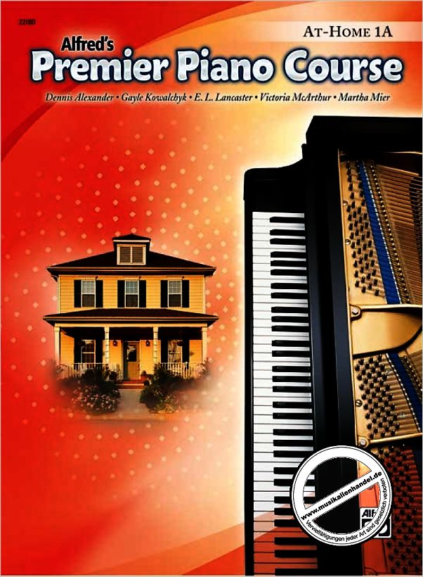 Titelbild für ALF 22180 - PREMIER PIANO COURSE 1A (AT HOME)
