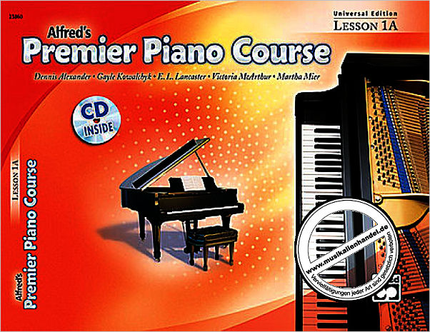 Titelbild für ALF 23860 - PREMIER PIANO COURSE 1A