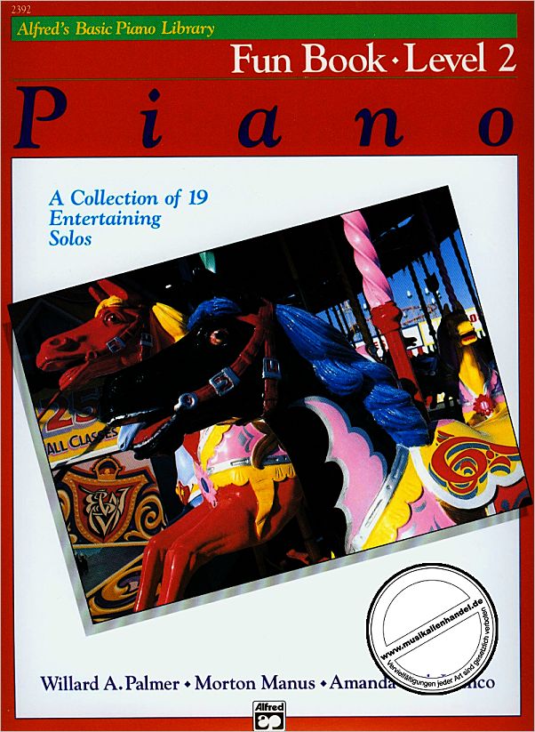 Titelbild für ALF 2392 - FUN BOOK 2 PIANO