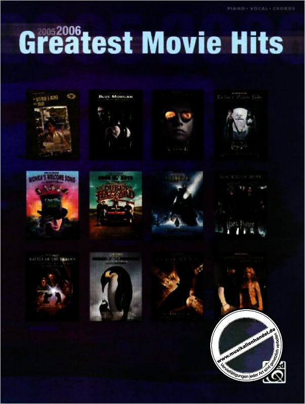 Titelbild für ALF 25502 - GREATEST MOVIE HITS 2005-2006
