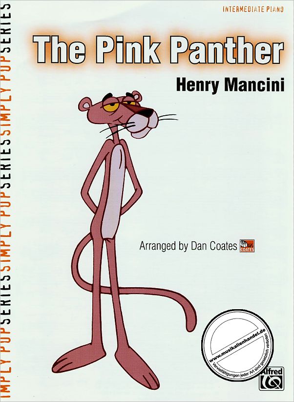 Titelbild für ALF 25702 - THE PINK PANTHER FOR INTERMEDIATE PIANO