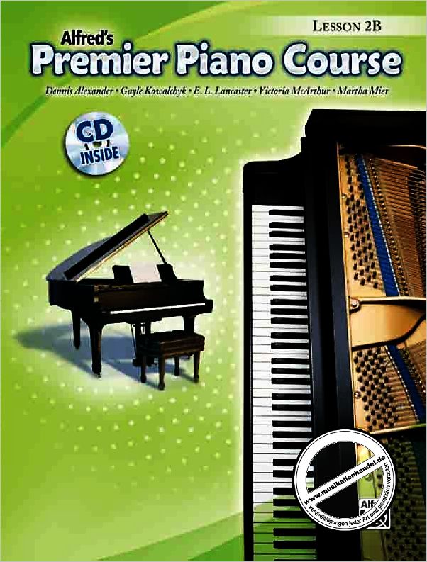 Titelbild für ALF 25719 - PREMIER PIANO COURSE 2B