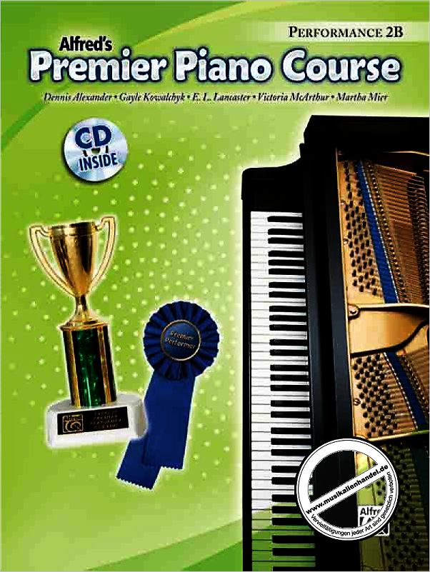 Titelbild für ALF 25722 - PREMIER PIANO COURSE 2B (PERFORMANCE)
