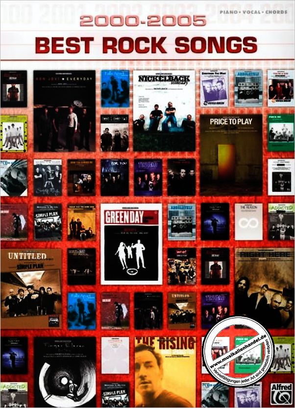 Titelbild für ALF 25900 - BEST ROCK SONGS 2000-2005