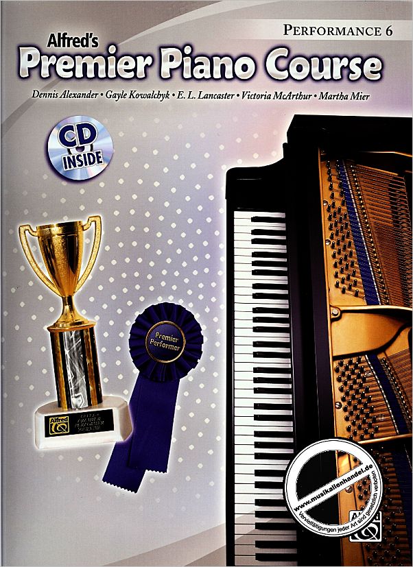 Titelbild für ALF 34669 - PREMIER PIANO COURSE 6 - PERFORMANCE