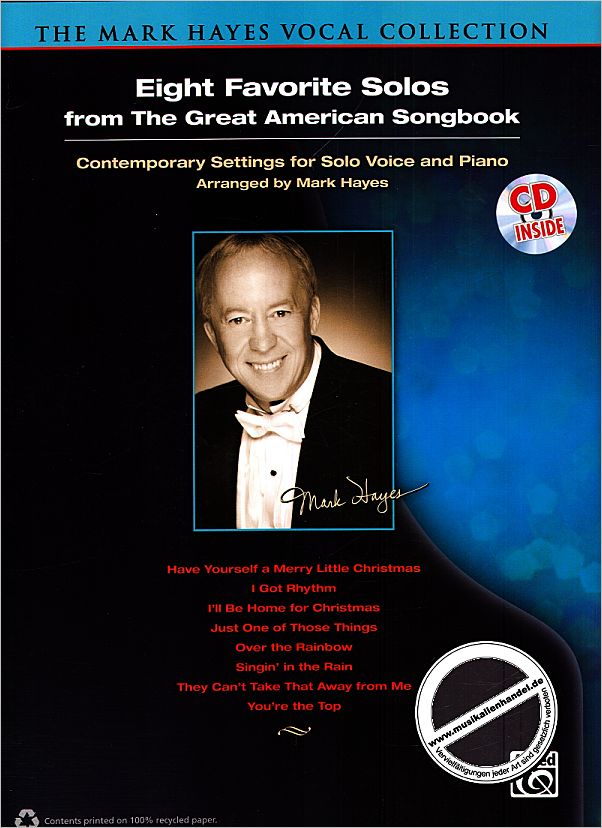Titelbild für ALF 35734 - 8 FAVORITE SOLOS FROM THE GREAT AMERICAN SONGBOOK