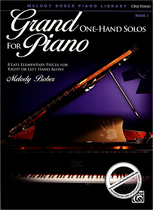 Titelbild für ALF 39196 - GRAND ONE HAND SOLOS FOR PIANO 3