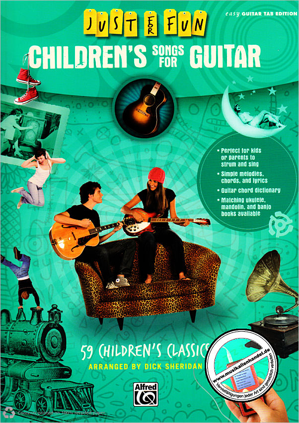 Titelbild für ALF 41034 - JUST FOR FUN - CHILDREN'S SONGS FOR GUITAR