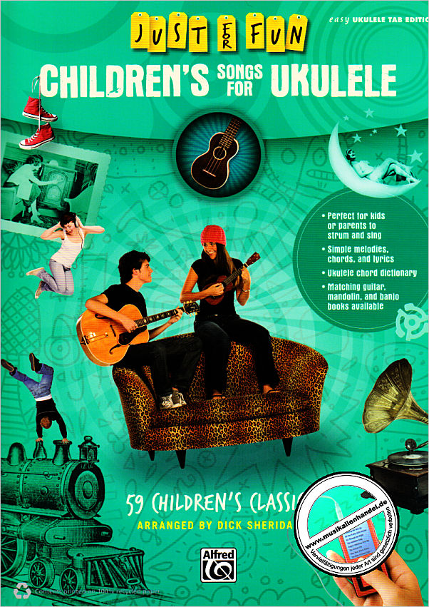 Titelbild für ALF 41035 - CHILDREN'S SONGS FOR UKULELE