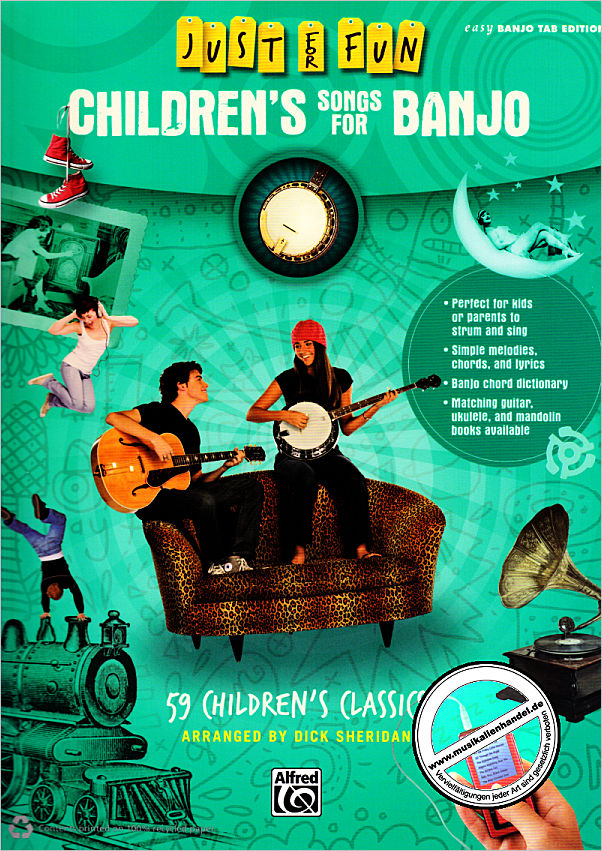 Titelbild für ALF 41037 - JUST FOR FUN - CHILDREN'S SONGS FOR BANJO