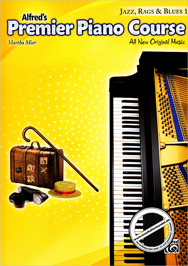 Titelbild für ALF 41039 - PREMIER PIANO COURSE 1B - JAZZ RAGS + BLUES