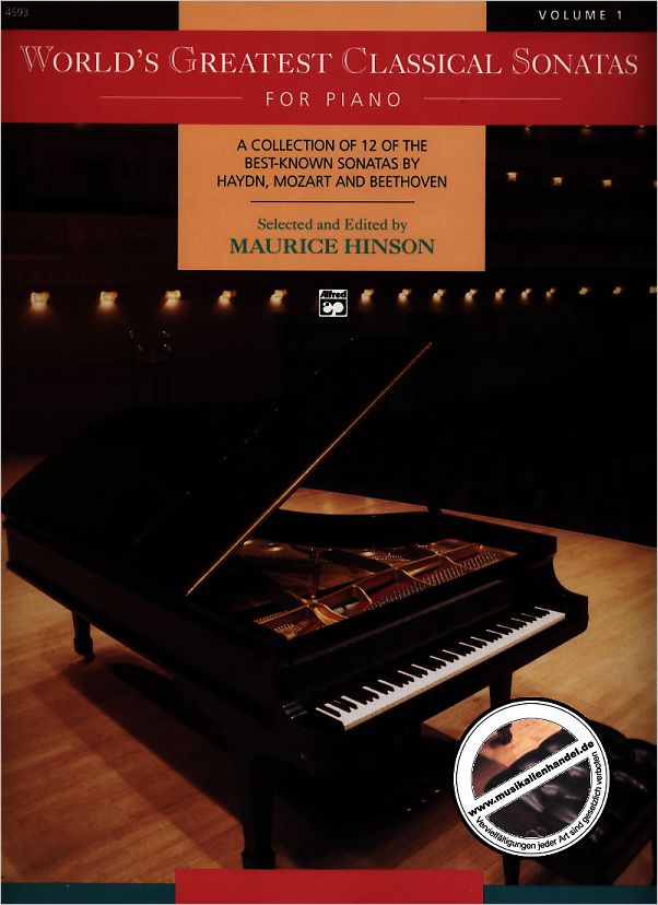Titelbild für ALF 4593 - WORLD'S GREATEST CLASSICAL SONATAS 1