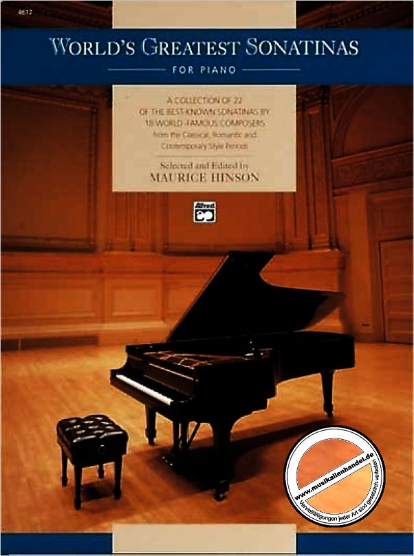 Titelbild für ALF 4617 - WORLD'S GREATEST SONATINAS FOR PIANO