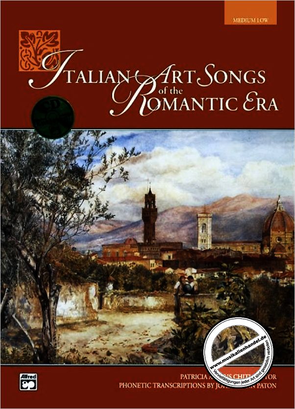 Titelbild für ALF 4971 - ITALIAN ART SONGS OF THE ROMANTIC ERA