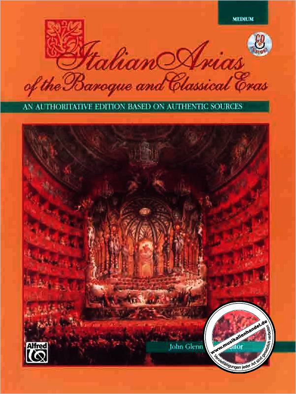 Titelbild für ALF 4983 - ITALIAN ARIAS OF THE BAROQUE + CLASSICAL ERAS
