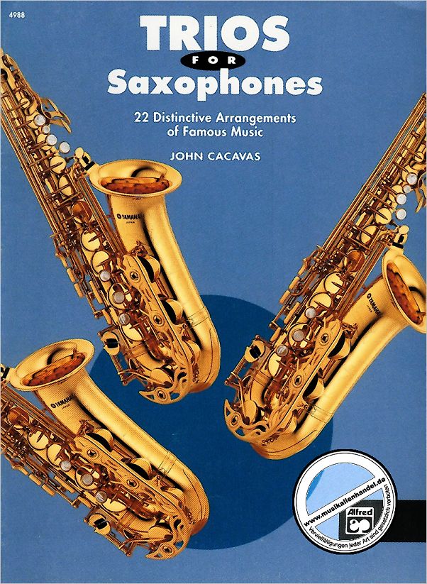Titelbild für ALF 4988 - TRIOS FOR SAXOPHONES