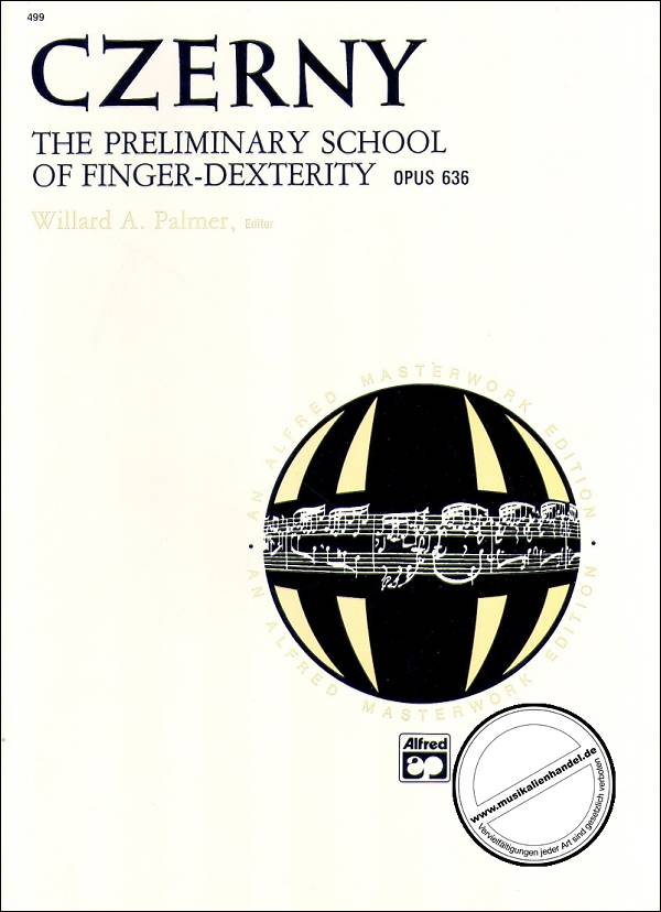 Titelbild für ALF 499 - PRELIMINARY SCHOOL OF FINGER DEXTERITY OP 636