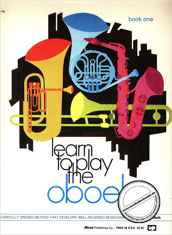 Titelbild für ALF 730 - LEARN TO PLAY THE OBOE 1