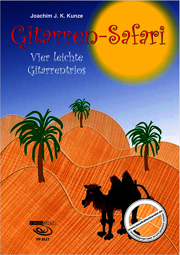 Titelbild für AMB -FP8117 - GITARREN SAFARI - 4 LEICHTE GITARRENTRIOS