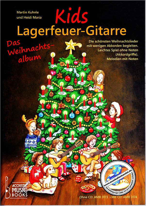 Titelbild für AMB 3174 - Kids Lagerfeuer Gitarre - Das Weihnachtsalbum