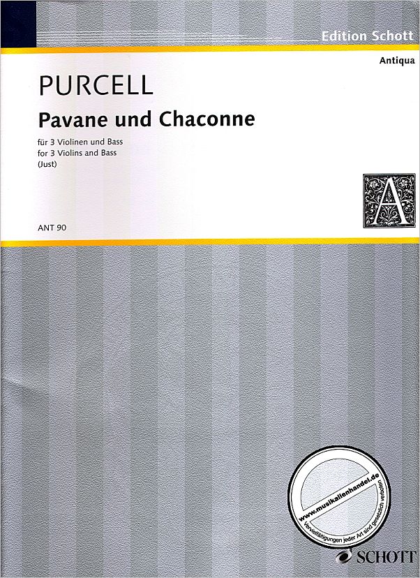 Titelbild für ANT 90 - PAVANE + CHACONNE