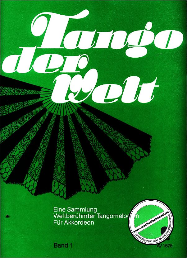 Titelbild für AV 1675 - TANGO DER WELT 1
