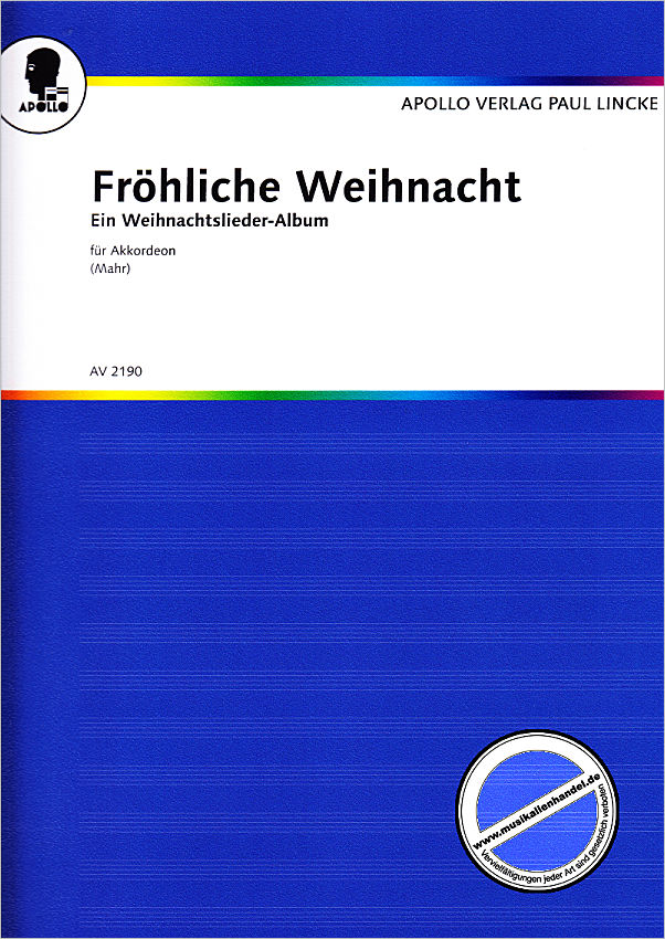 Titelbild für AV 2190 - FROEHLICHE WEIHNACHT