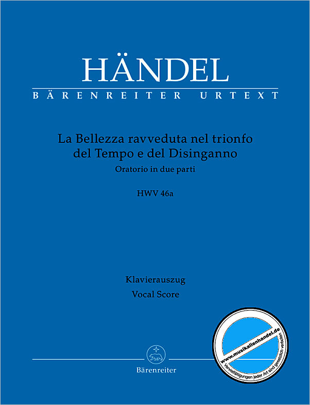 Titelbild für BA 10721-90 - Le bellezza ravveduta nel trionfo del Tempo e del Disinganno