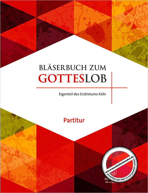 Titelbild für BA 11242 - Blaeserbuch zum Gotteslob | Eigenteil Erzbistum Köln