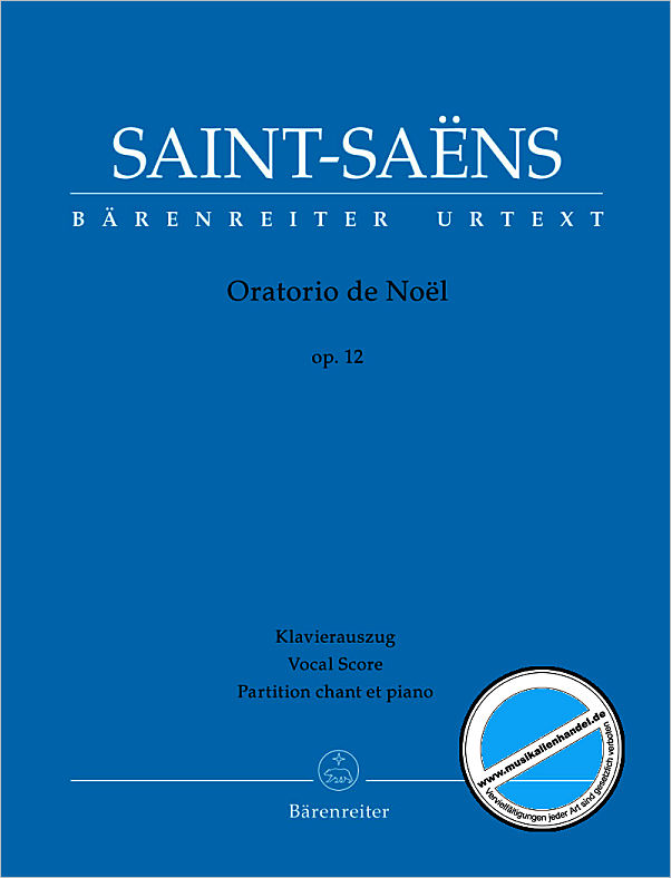 Titelbild für BA 11304-90 - Oratorio de noel op 12