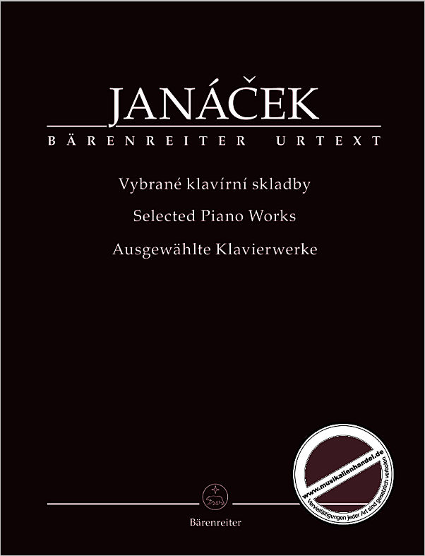 Titelbild für BA 11545 - Ausgewählte Klavierwerke | Selected piano works