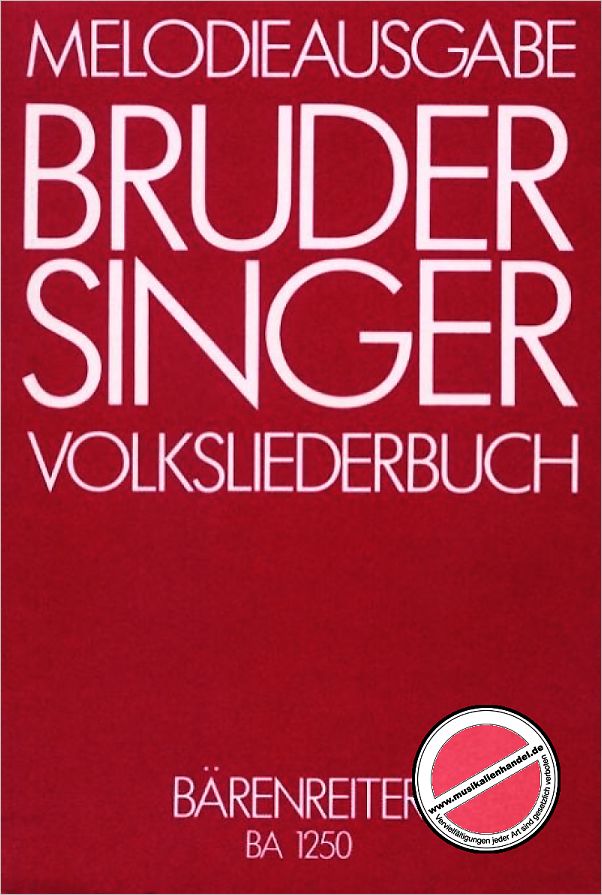 Titelbild für BA 1250 - BRUDER SINGER