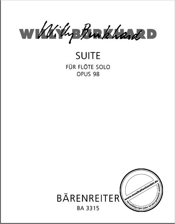 Titelbild für BA 3315 - SUITE OP 98 (1955)