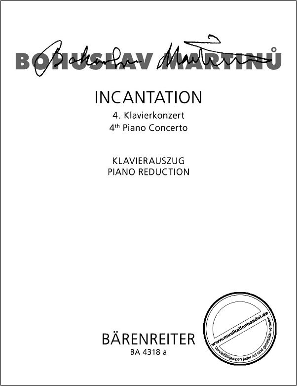 Titelbild für BA 4318-90 - Incantation