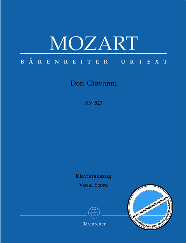 Titelbild für BA 4550-93 - Don Giovanni KV 527