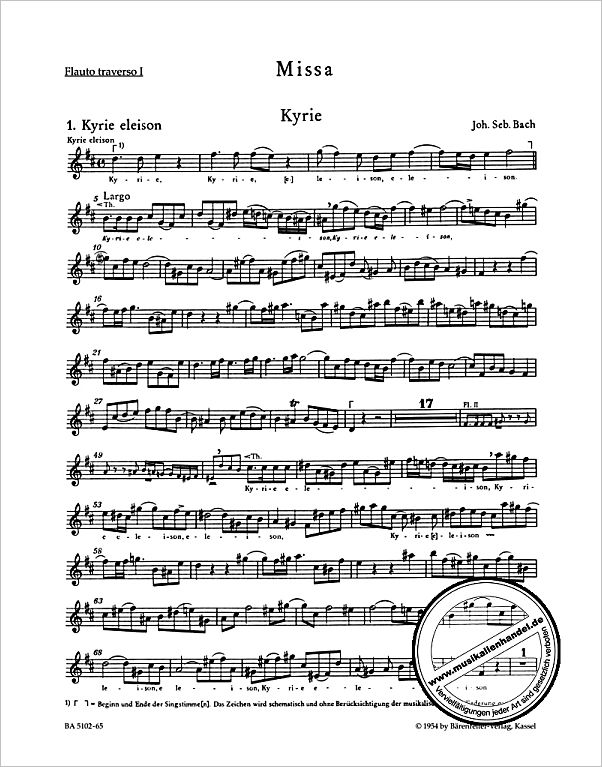 Titelbild für BA 5102-HARM - MESSE H-MOLL BWV 232