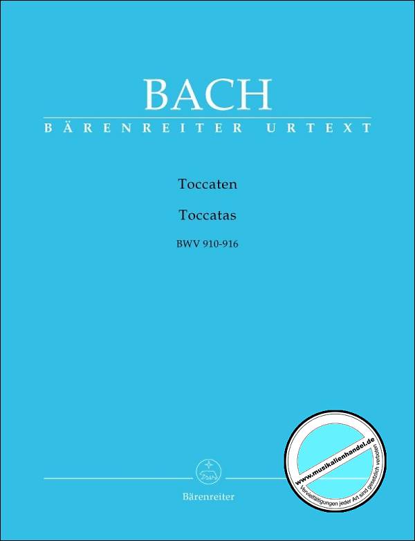 Titelbild für BA 5235 - TOCCATEN BWV 910-916