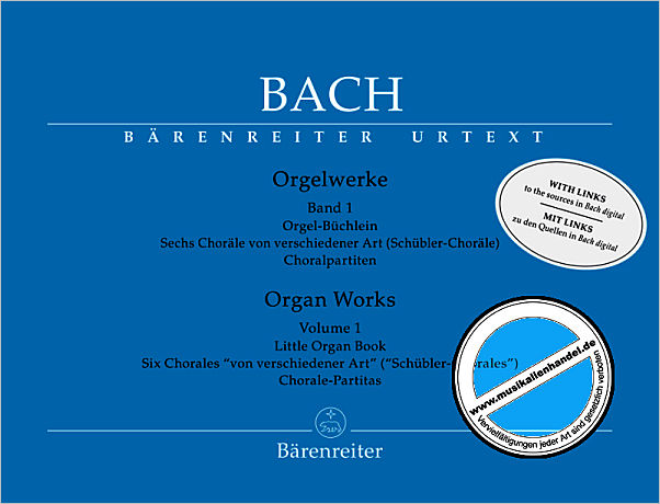 Titelbild für BA 5261 - Orgelwerke 1 | Orgelbüchlein