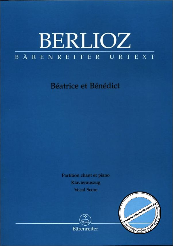 Titelbild für BA 5443-90 - Beatrice et Benedict