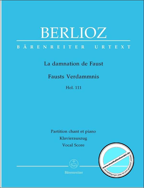 Titelbild für BA 5448-90 - La damnation de Faust (Fausts Verdammnis) op 24