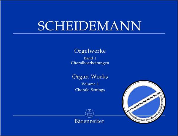 Titelbild für BA 5481 - ORGELWERKE 1 - CHORALBEARBEITUNGEN