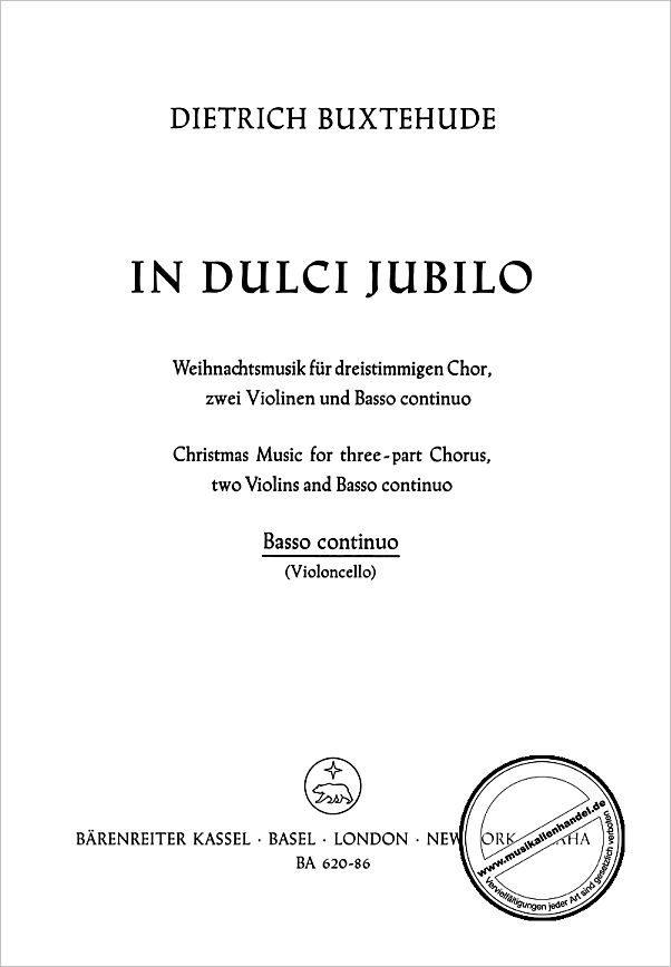 Titelbild für BA 620-86 - In dulci jubilo